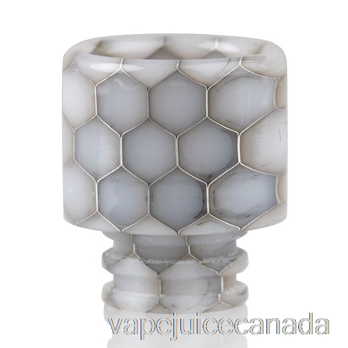 Vape Disposable Canada 510 Snakeskin Resin Drip Tip White
